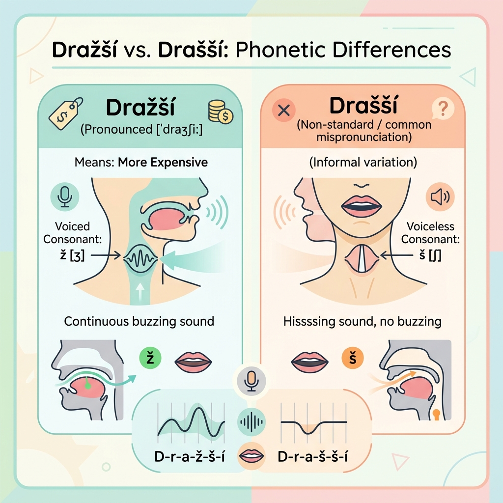 Jak se píše dražší a vliv výslovnosti na pravopis