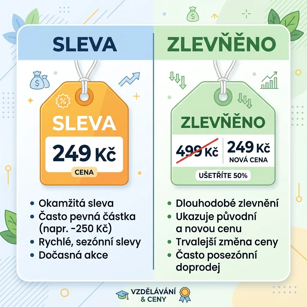 Zlevnit x slevnit – Jaký je správný výraz a proč? 2 Sleva vs Zlevněno - správný pravopis