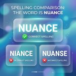 Nuance x nuanse x niance – Který tvar je správný? nuance-spelling